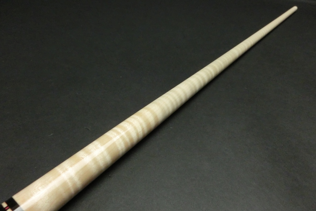 【ヤフオク出品中】23344 アダム Adam 極トラ目 ノーマルシャフト 14山パイロ ザンボリング ビリヤード ノーマル SPIDER□