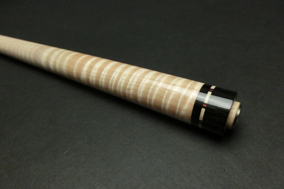 【ヤフオク出品中】23345 アダム Adam 極トラ目 ノーマルシャフト 14山パイロ ザンボリング ビリヤード ノーマル SPIDER□