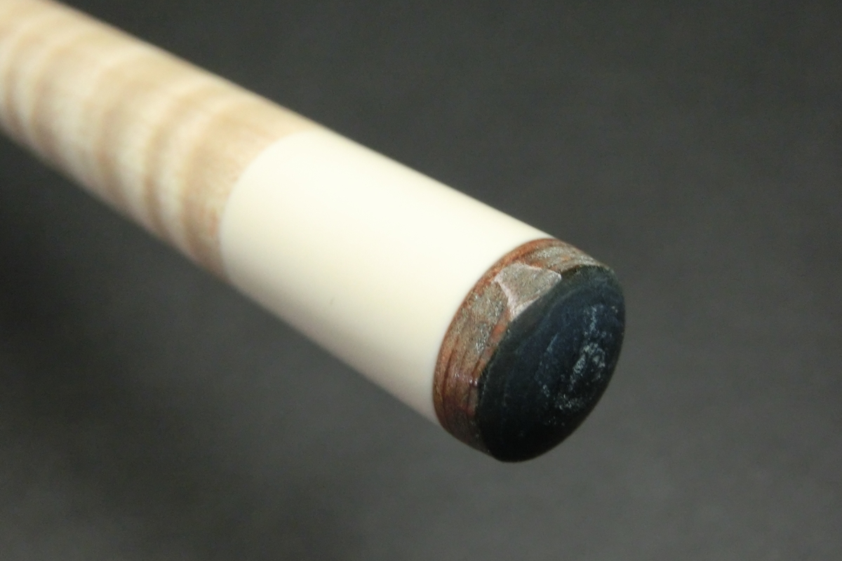 【ヤフオク出品中】23345 アダム Adam 極トラ目 ノーマルシャフト 14山パイロ ザンボリング ビリヤード ノーマル SPIDER□