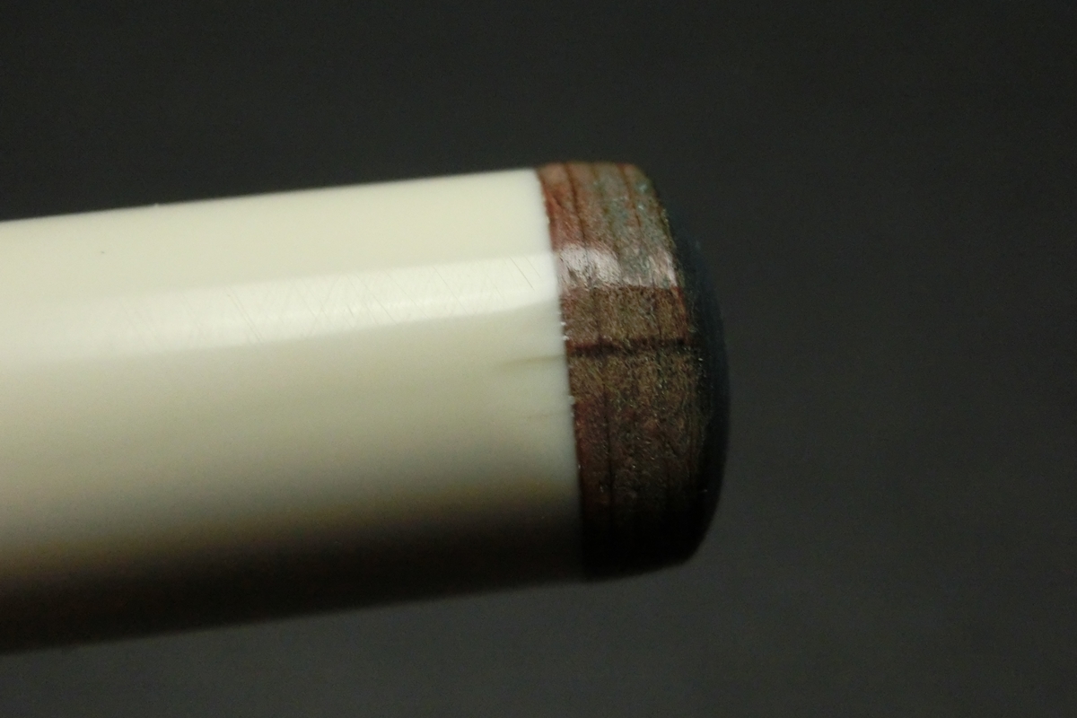 【ヤフオク出品中】23345 アダム Adam 極トラ目 ノーマルシャフト 14山パイロ ザンボリング ビリヤード ノーマル SPIDER□