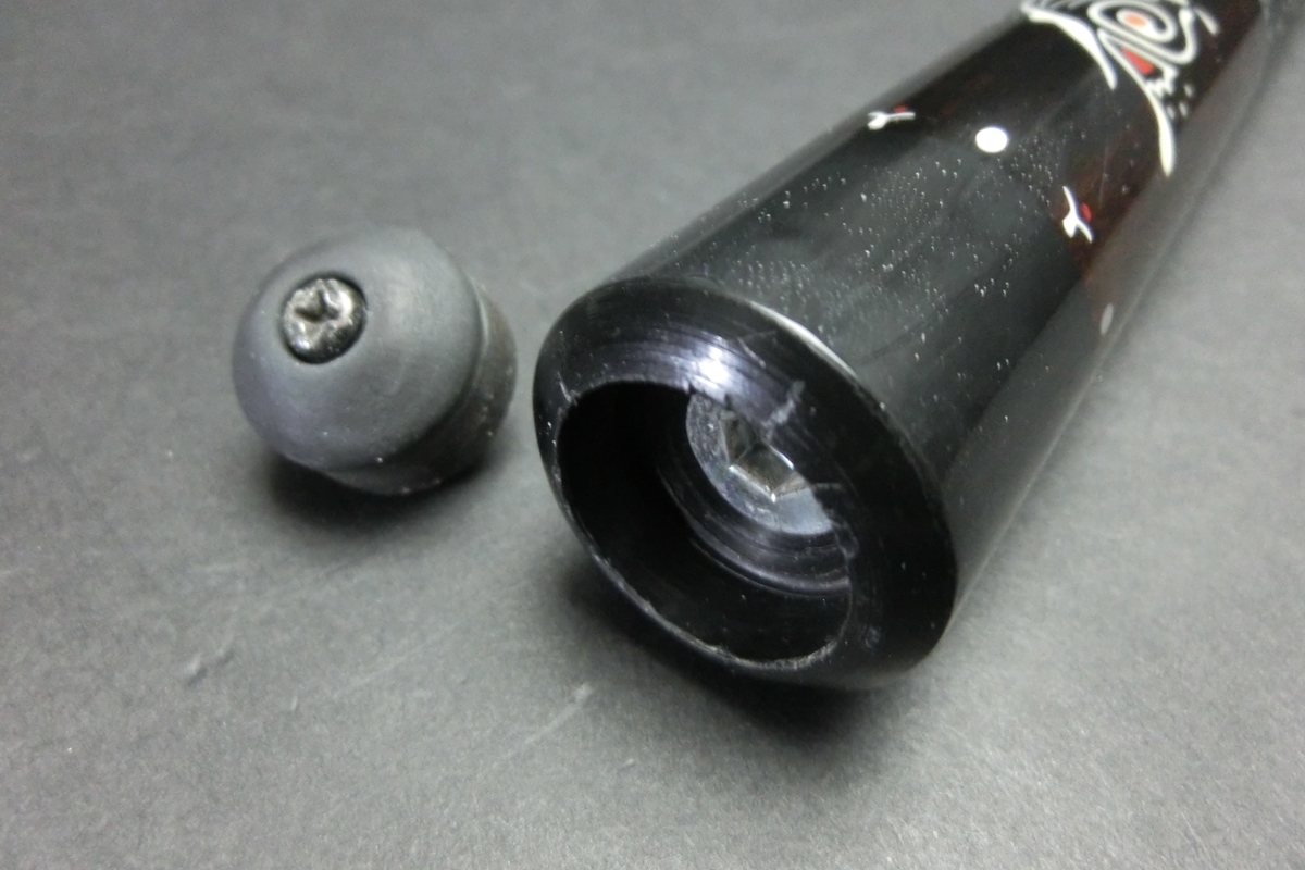 【ヤフオク出品中】15788 アダム Adam AJC エボニー 蝶インレイ 10山 ノーマル ビリヤード キュー CUE SPIDER□