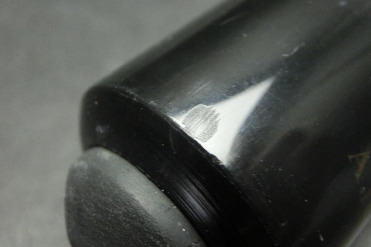 【ヤフオク出品中】15788 アダム Adam AJC エボニー 蝶インレイ 10山 ノーマル ビリヤード キュー CUE SPIDER□