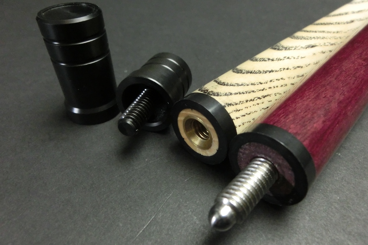 15737 メーカー不明 ジャンプ&ブレイク アッシュシャフト G10 ビリヤード キュー CUE SPIDER