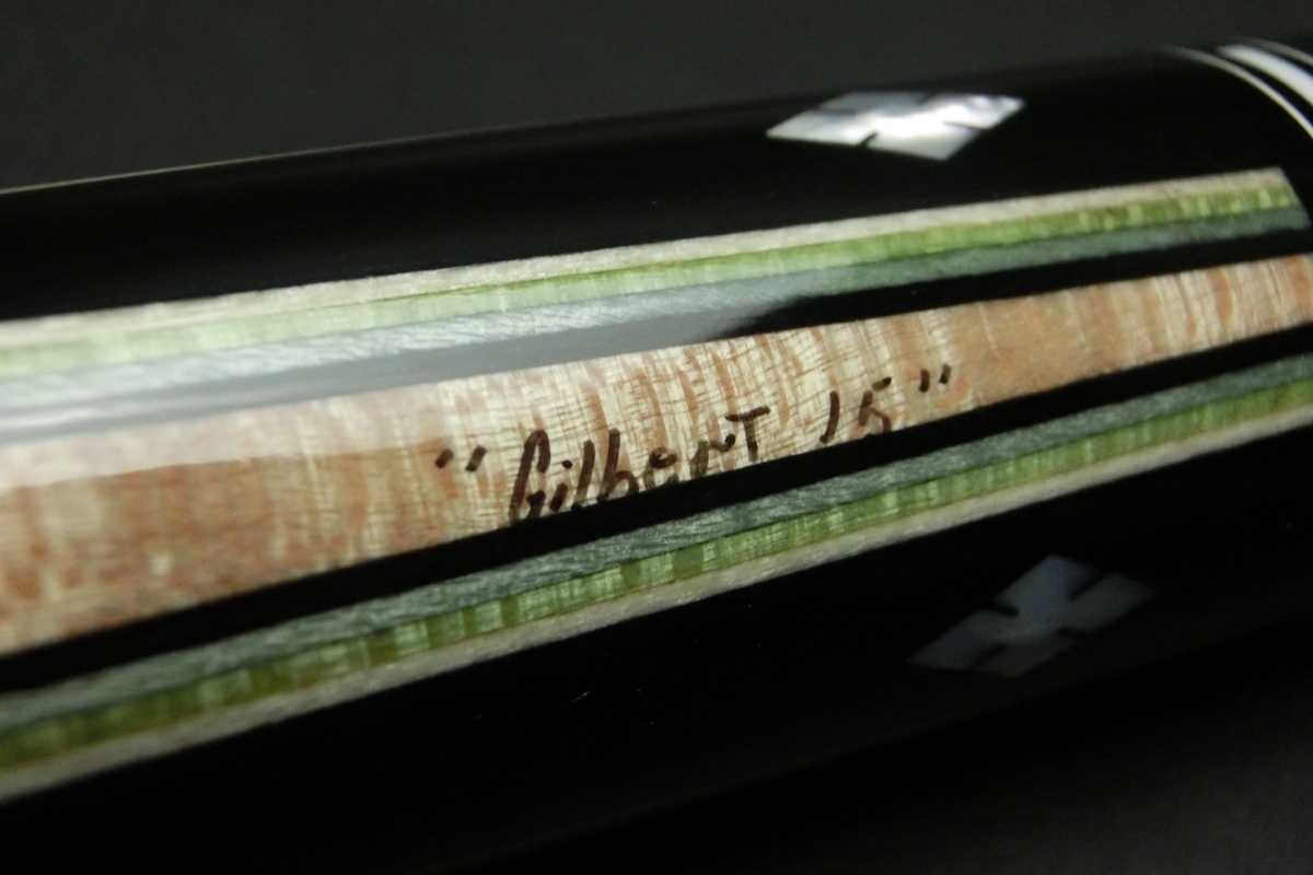 15751 ギルバート Gilbert 4剣 2015年 2シャフト ノーマル ビリヤード キュー カスタム SPIDER