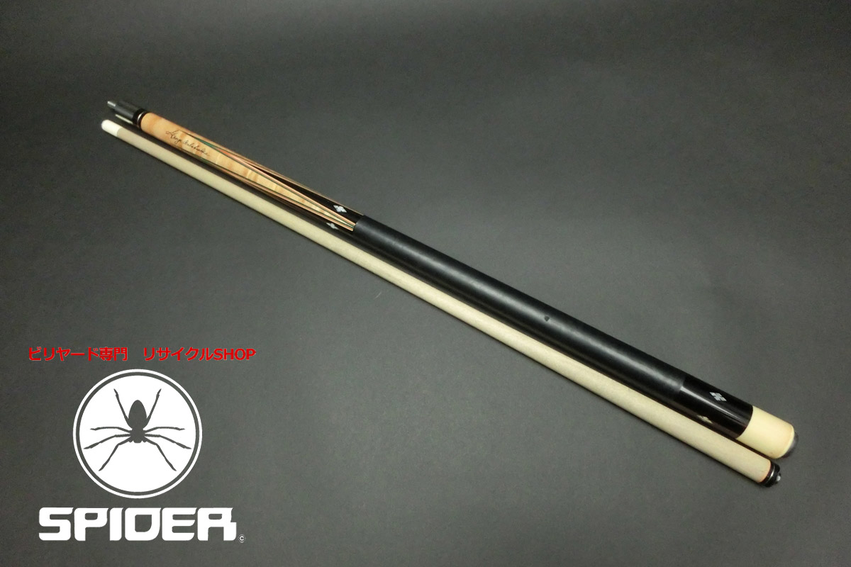 【ヤフオク出品中】15753 アダム Adam GB 4剣 Mezzシャフト 14山パイロ ビリヤード キュー CUE SPIDER