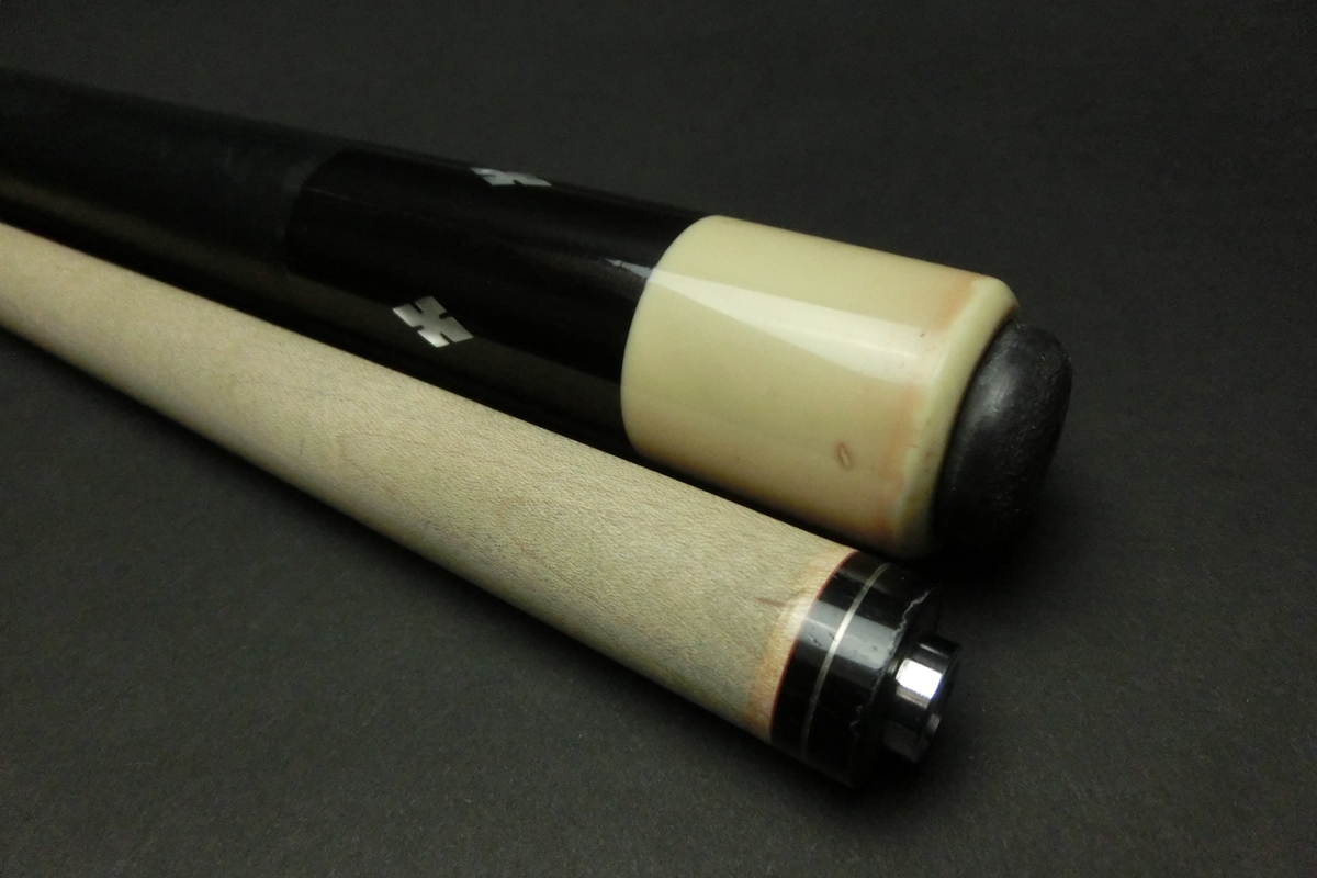 【ヤフオク出品中】15753 アダム Adam GB 4剣 Mezzシャフト 14山パイロ ビリヤード キュー CUE SPIDER