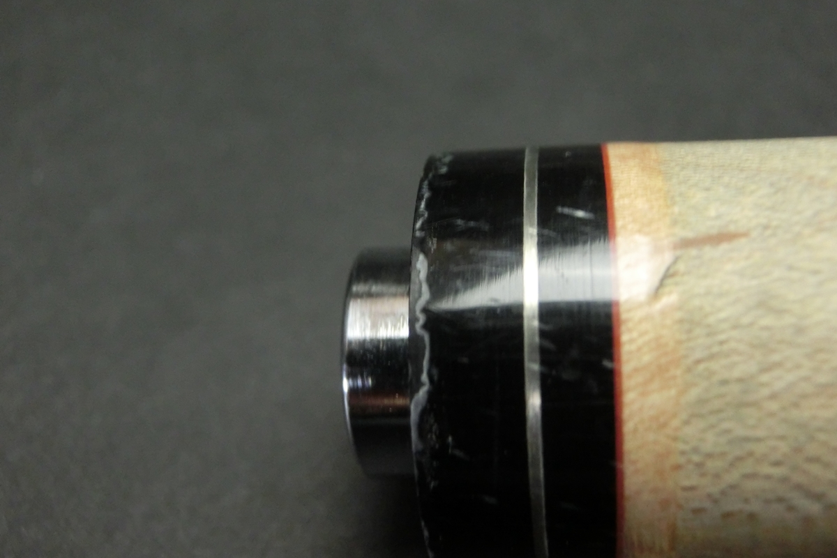 【ヤフオク出品中】15753 アダム Adam GB 4剣 Mezzシャフト 14山パイロ ビリヤード キュー CUE SPIDER