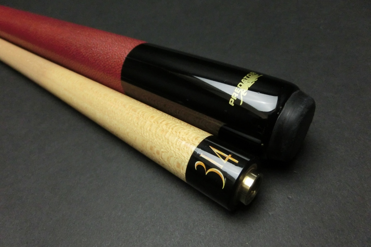 【ヤフオク出品中】15643 プレデター Predator 初代BK ユニロック 革巻き ブレイク ビリヤード キュー CUE SPIDER