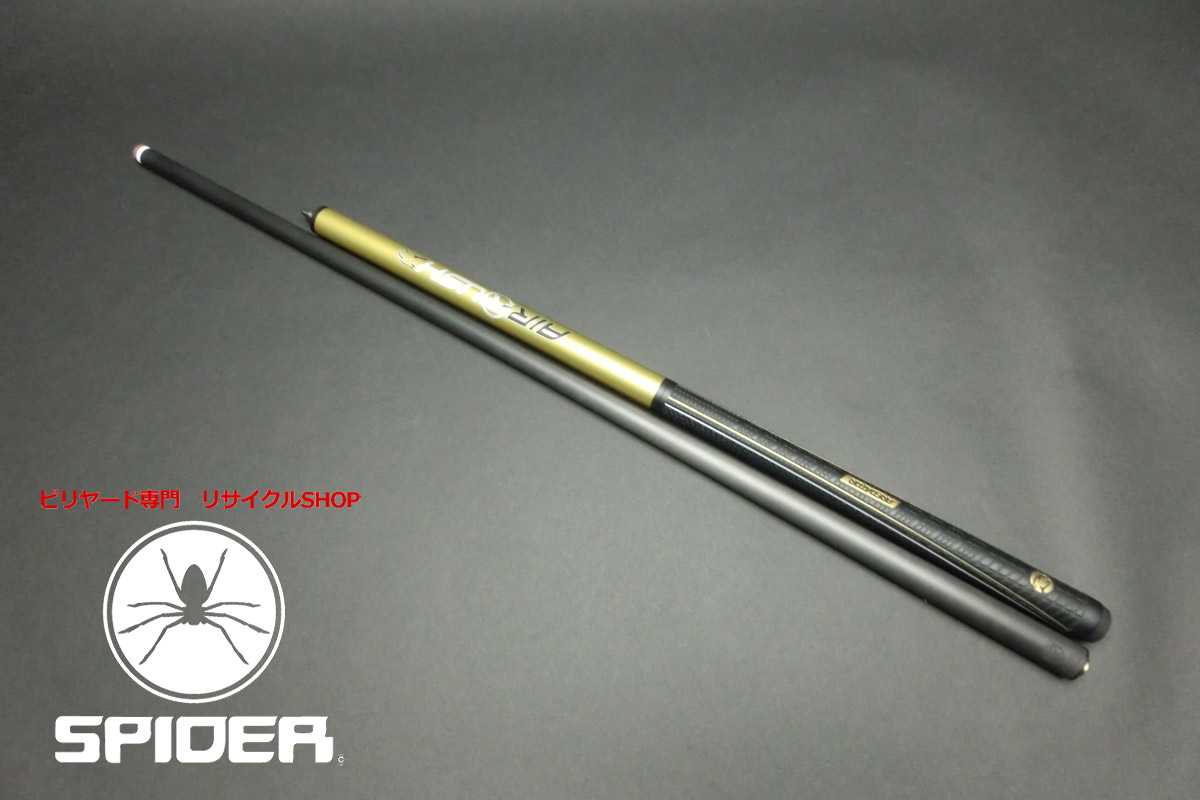 【ヤフオク出品中】15770 プレデター Predator Air-Rush ゴールド スポーツグリップ ビリヤード キュー CUE SPIDER