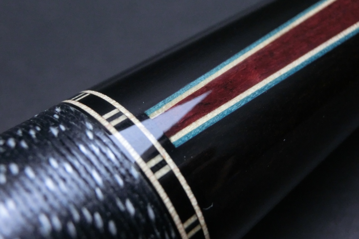 15482 アダム Adam AD-6N パープルハート 4剣 10山 ビリヤード キュー CUE SPIDER