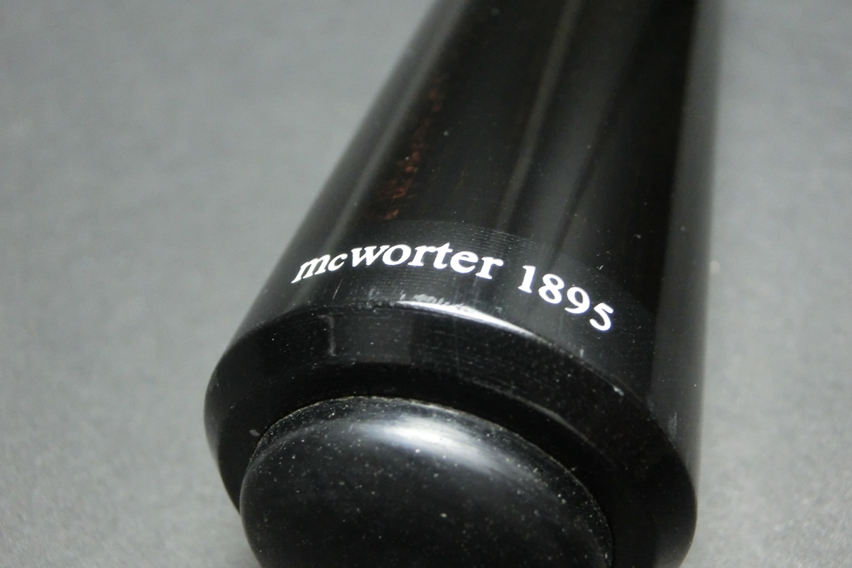 15761 マックウォーター McWorter 子持6剣 2シャフト 314 ビリヤード キュー カスタム SPIDER