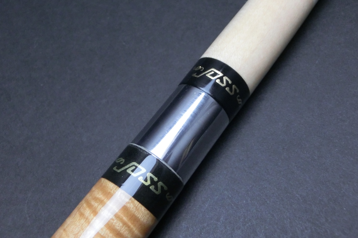 【ヤフオク出品中】15645 レア ジョス Joss オールド 金ロゴ ノーマル 5シャフト ビリヤード キュー CUE SPIDER