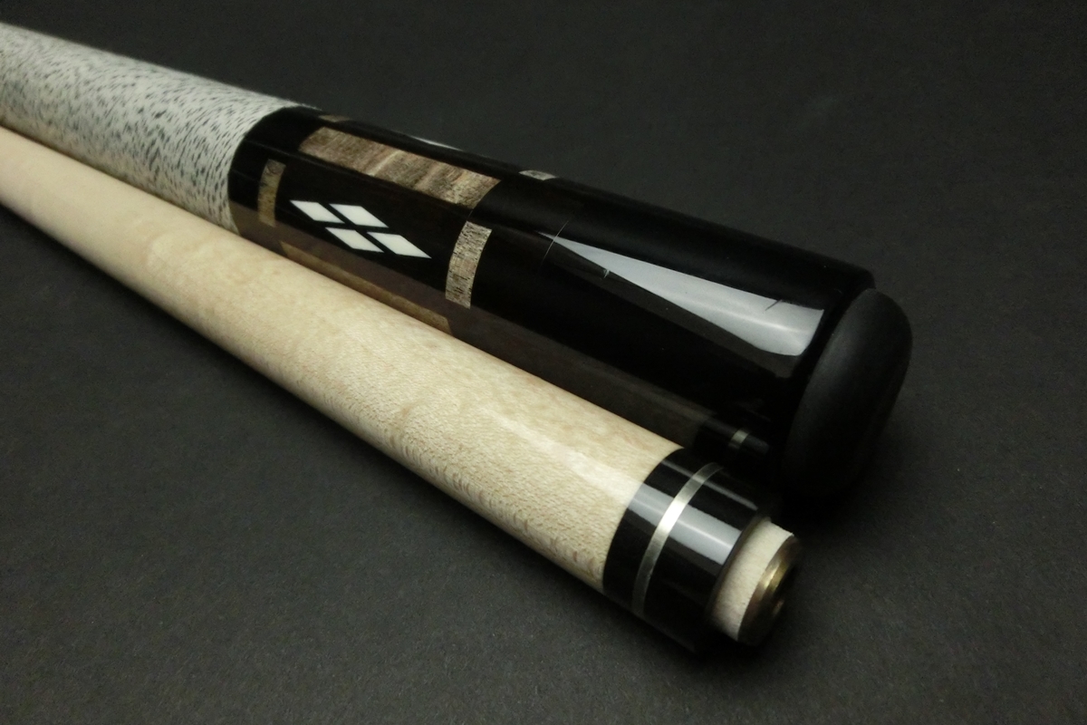 15771 状態良 アダム Adam BSP 4剣 14山パイロ ノーマルシャフト ビリヤード キュー CUE SPIDER