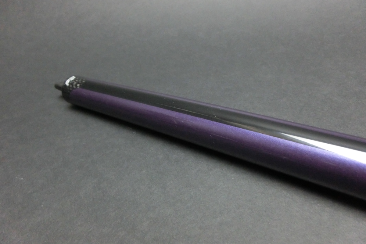 【ヤフオク出品中】15742 プレデター Predator P3 限定 パープル レザーラップ バットのみ ビリヤード キュー CUE SPIDER