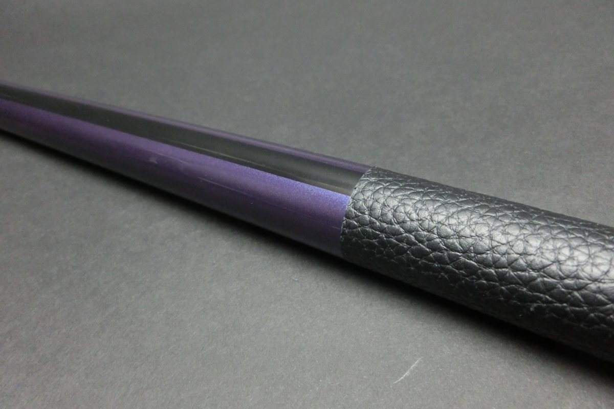 【ヤフオク出品中】15742 プレデター Predator P3 限定 パープル レザーラップ バットのみ ビリヤード キュー CUE SPIDER