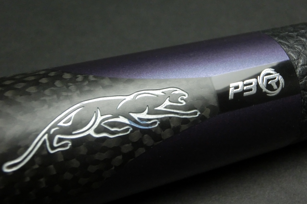 【ヤフオク出品中】15742 プレデター Predator P3 限定 パープル レザーラップ バットのみ ビリヤード キュー CUE SPIDER