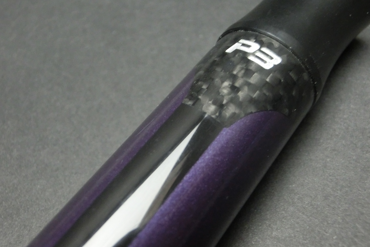 【ヤフオク出品中】15742 プレデター Predator P3 限定 パープル レザーラップ バットのみ ビリヤード キュー CUE SPIDER
