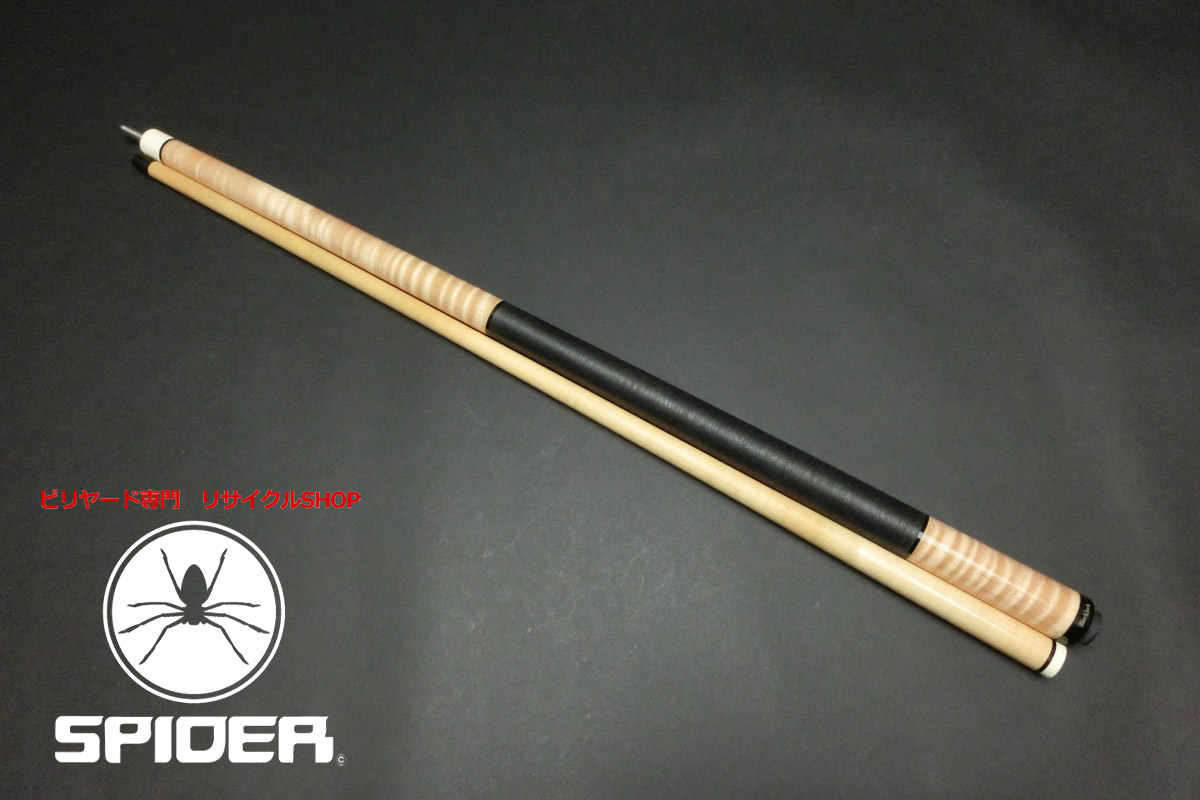 【ヤフオク出品中】15656 キースアンディ KeithAndy ブラックジャック ブレイク 10山 ビリヤード キュー CUE SPIDER□