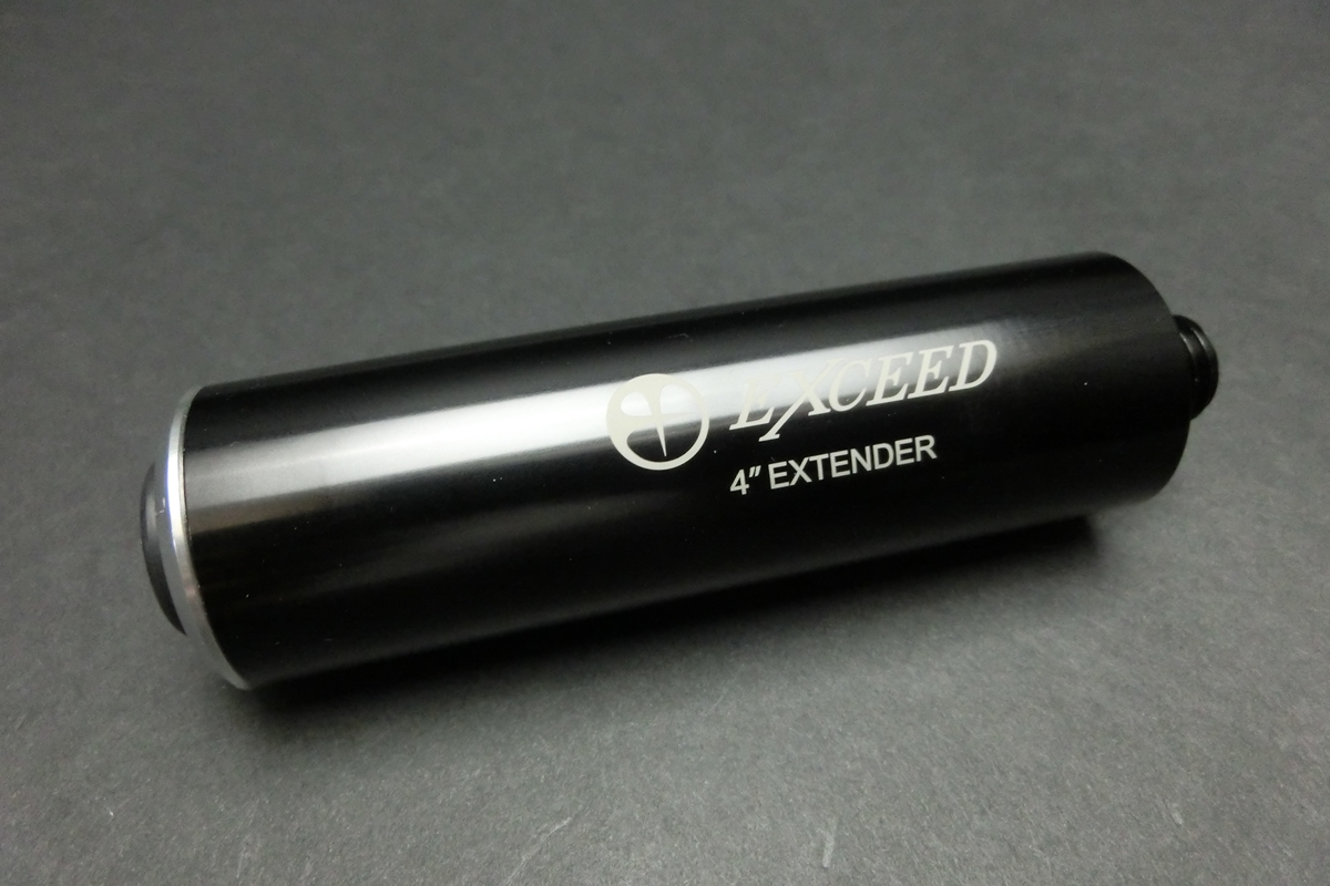40895 美品 エクシード Exceed 4インチ エクステンダー 黒 54g ビリヤード ソノタ SPIDER