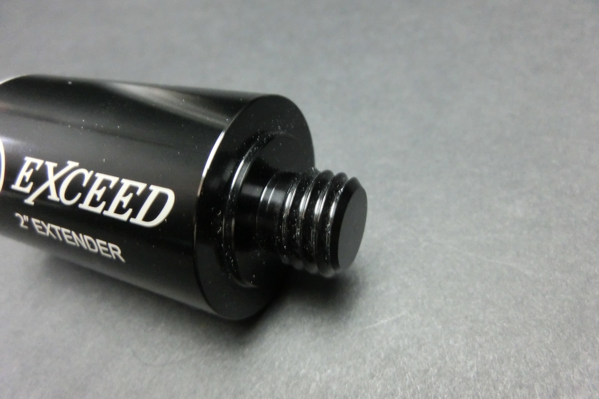40896 美品 エクシード Exceed 2インチ エクステンダー 黒 34g ビリヤード ソノタ SPIDER