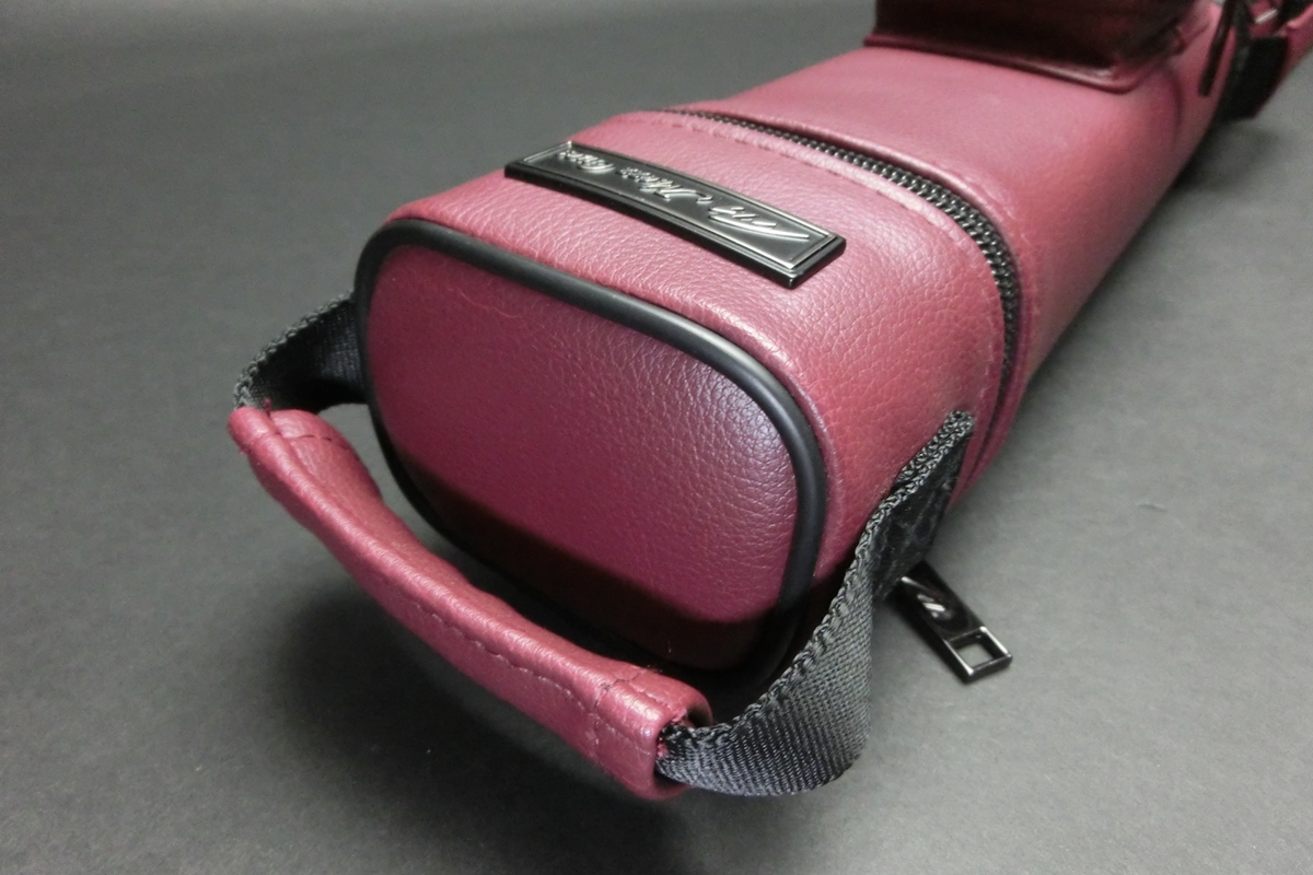 31642 美品 メッヅ Mezz MO-23R 赤 軽量 キューケース 2B3S ビリヤード ケース SPIDER