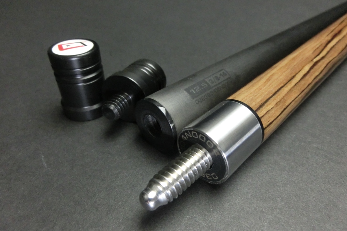 15660 キューテック Cuetec TrueWood Gen2 エボニー ノーラップ シナジー12.5 ビリヤード キュー CUE SPIDER