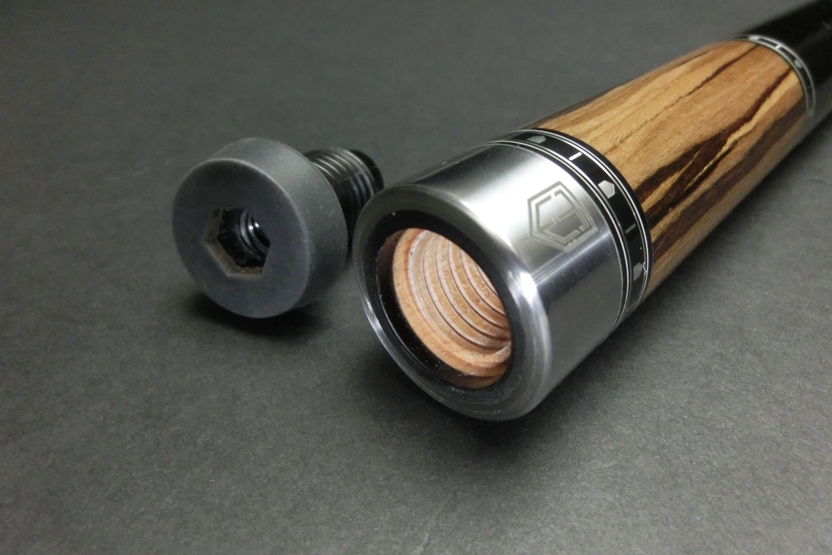 15660 キューテック Cuetec TrueWood Gen2 エボニー ノーラップ シナジー12.5 ビリヤード キュー CUE SPIDER