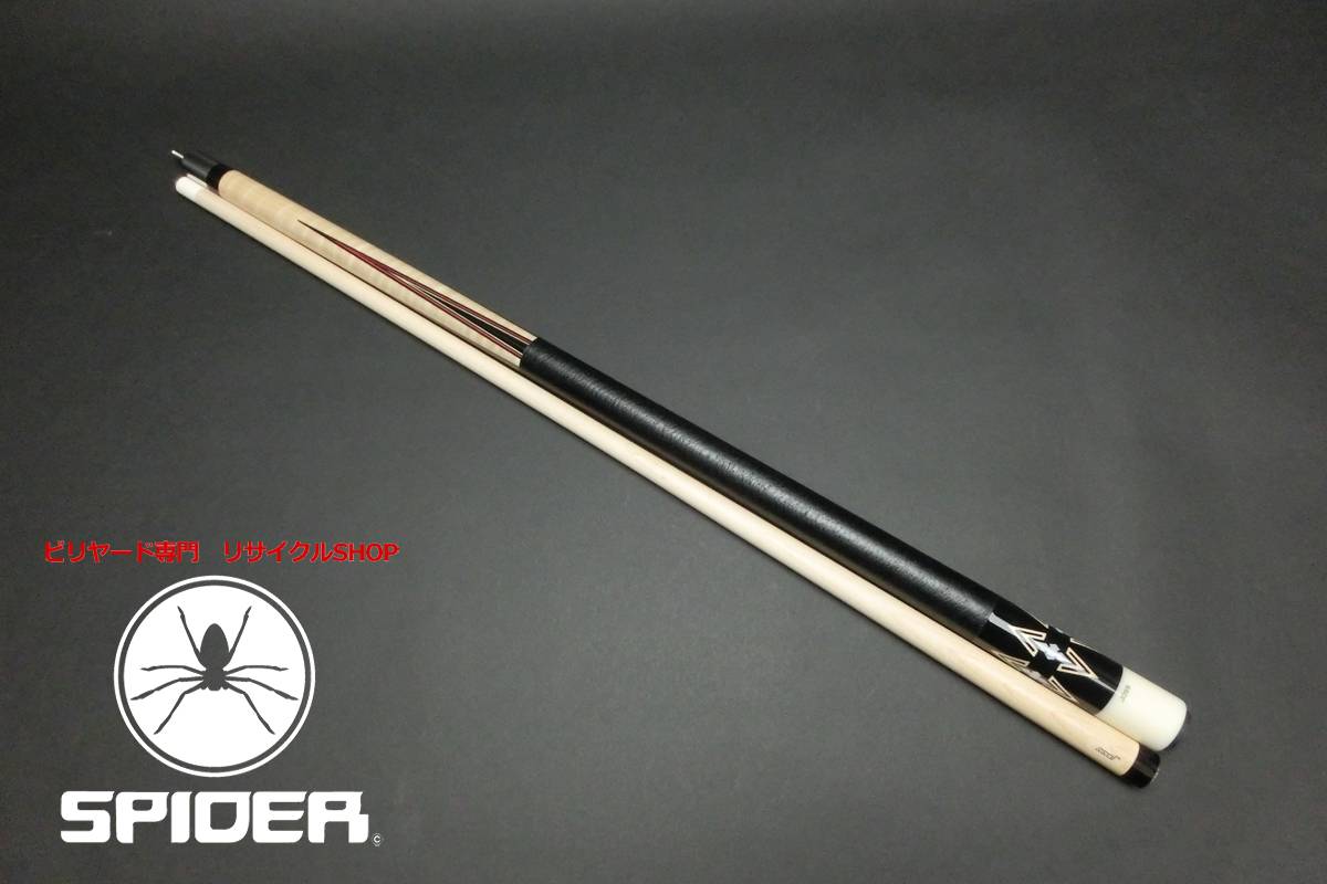 15822 ジョス Joss N7 ハスラーモデル 4剣 カーリー ビリヤード キュー CUE SPIDER□