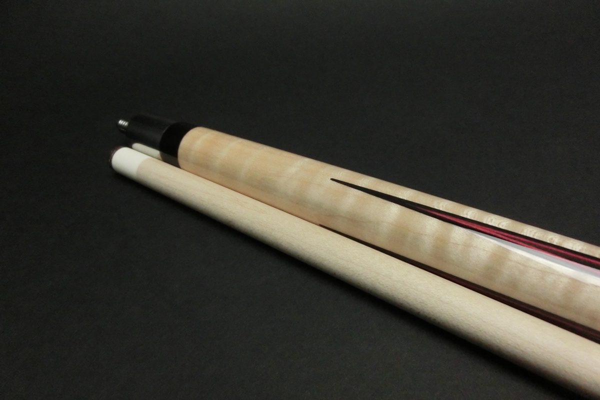 15822 ジョス Joss N7 ハスラーモデル 4剣 カーリー ビリヤード キュー CUE SPIDER□