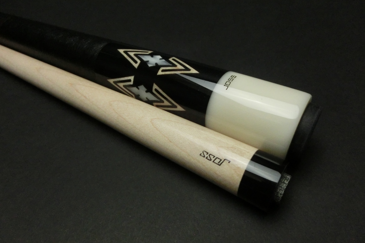 15822 ジョス Joss N7 ハスラーモデル 4剣 カーリー ビリヤード キュー CUE SPIDER□