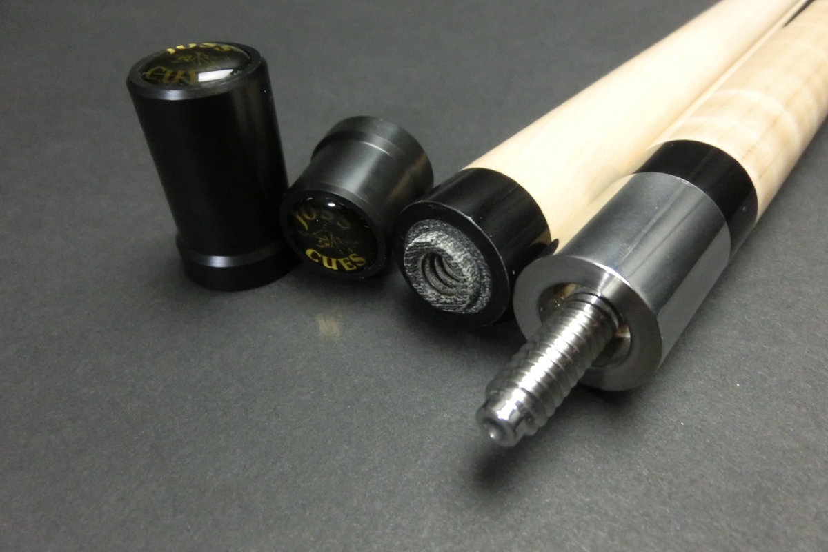 15822 ジョス Joss N7 ハスラーモデル 4剣 カーリー ビリヤード キュー CUE SPIDER□