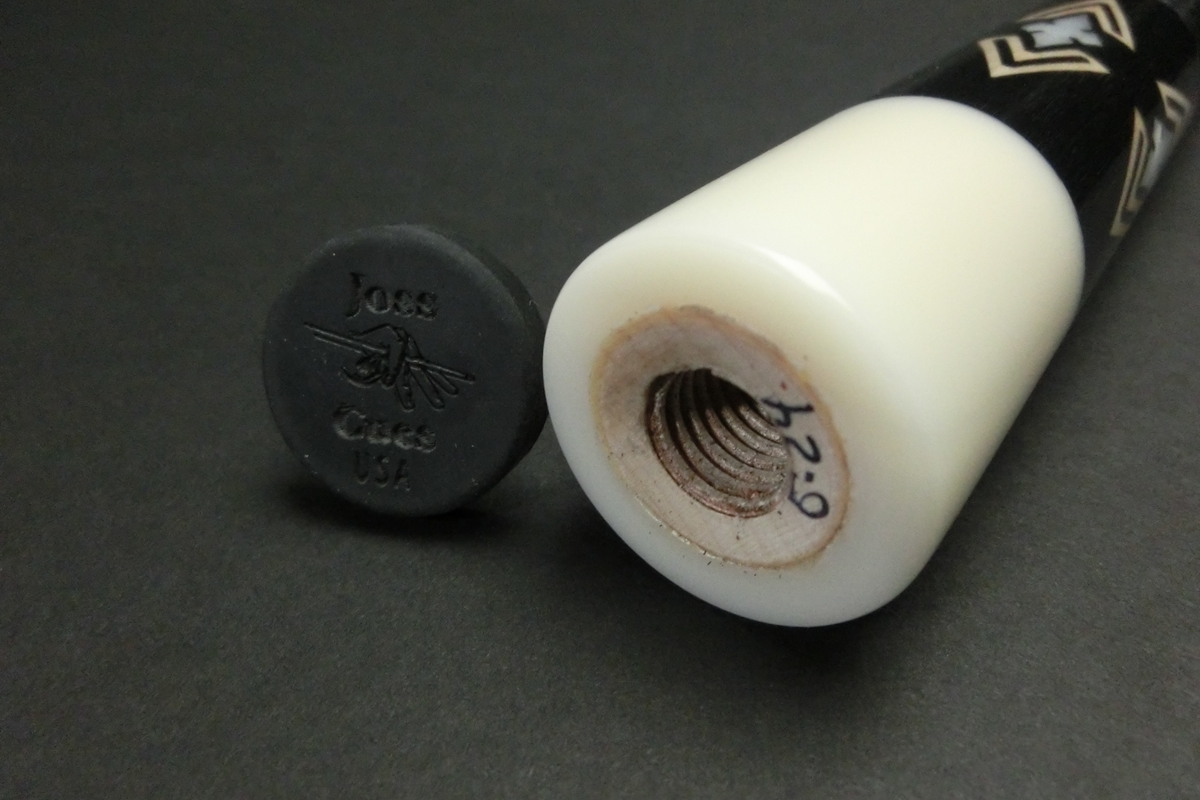 15822 ジョス Joss N7 ハスラーモデル 4剣 カーリー ビリヤード キュー CUE SPIDER□