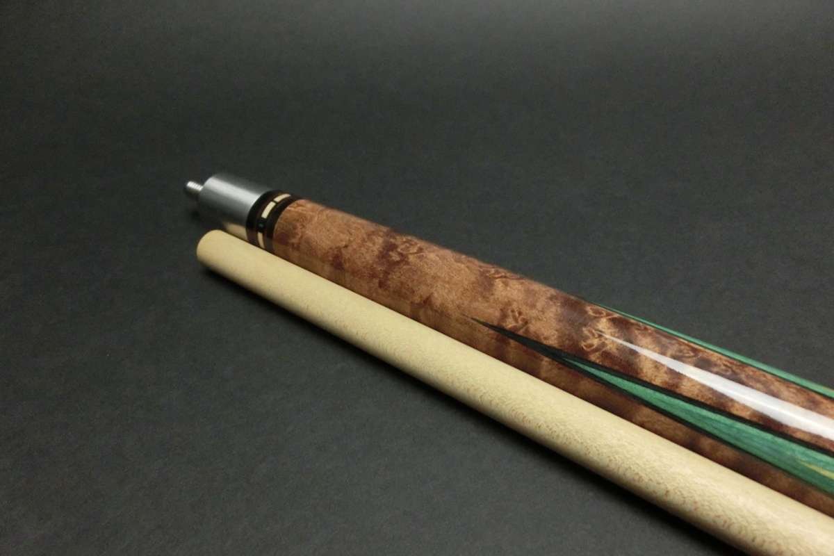15772 訳アリ アダム Adam ヘルムステッター 4剣 18山パイロ ノーマル ビリヤード キュー CUE SPIDER