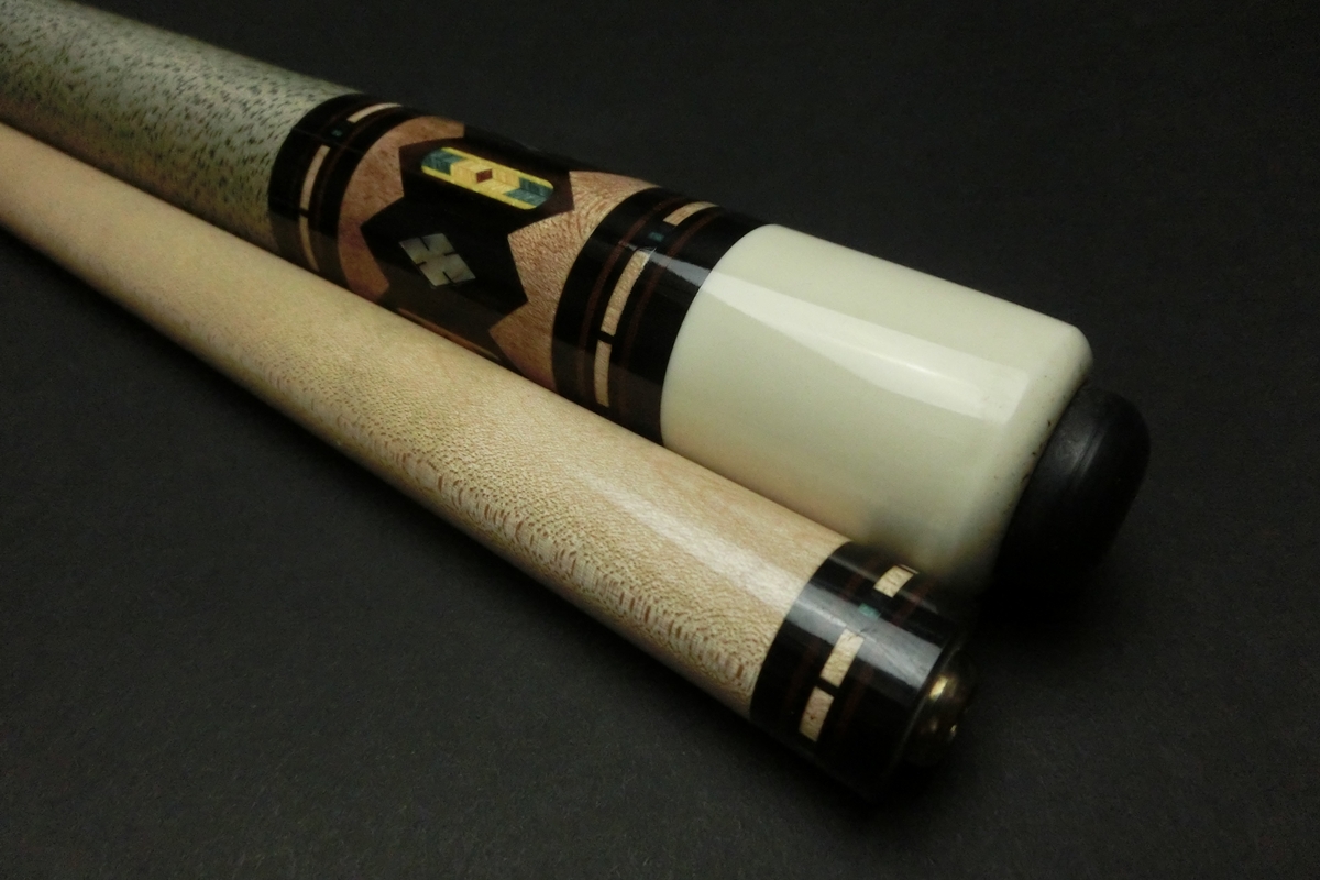 15772 訳アリ アダム Adam ヘルムステッター 4剣 18山パイロ ノーマル ビリヤード キュー CUE SPIDER