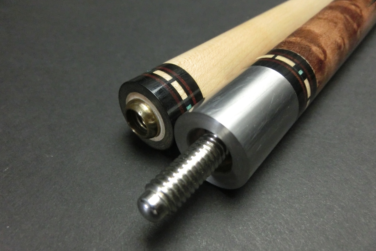 15772 訳アリ アダム Adam ヘルムステッター 4剣 18山パイロ ノーマル ビリヤード キュー CUE SPIDER
