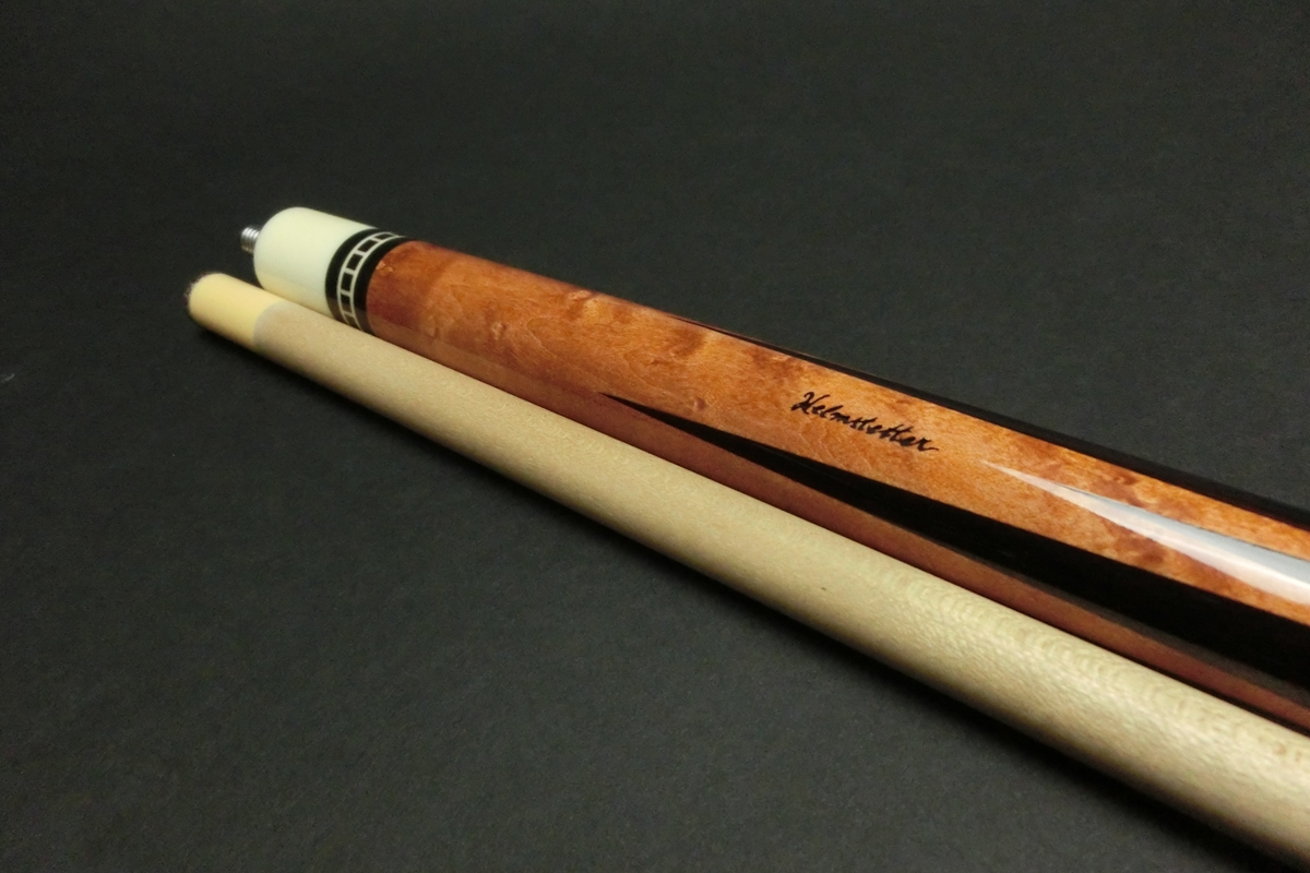 15782 アダム Adam ヘルムステッター 子持8剣 18山フラット ノーマル ビリヤード キュー CUE SPIDER