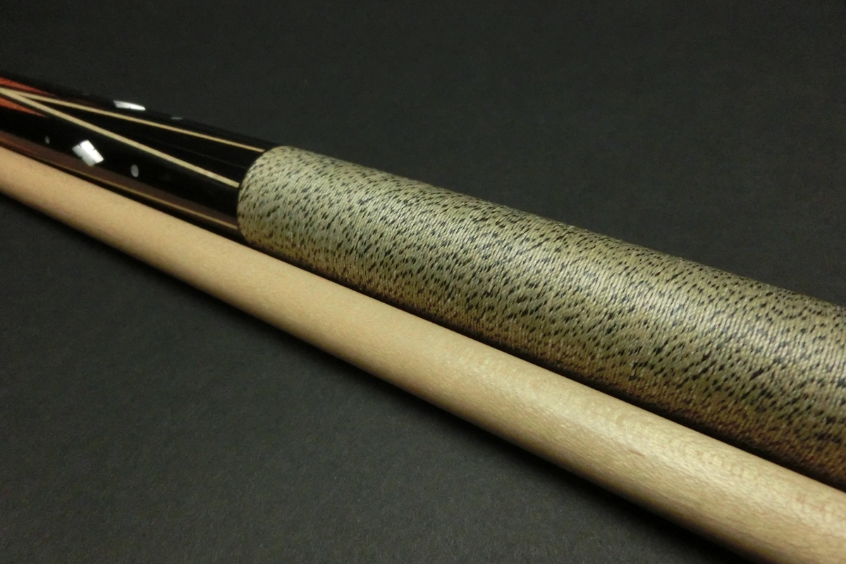 15782 アダム Adam ヘルムステッター 子持8剣 18山フラット ノーマル ビリヤード キュー CUE SPIDER