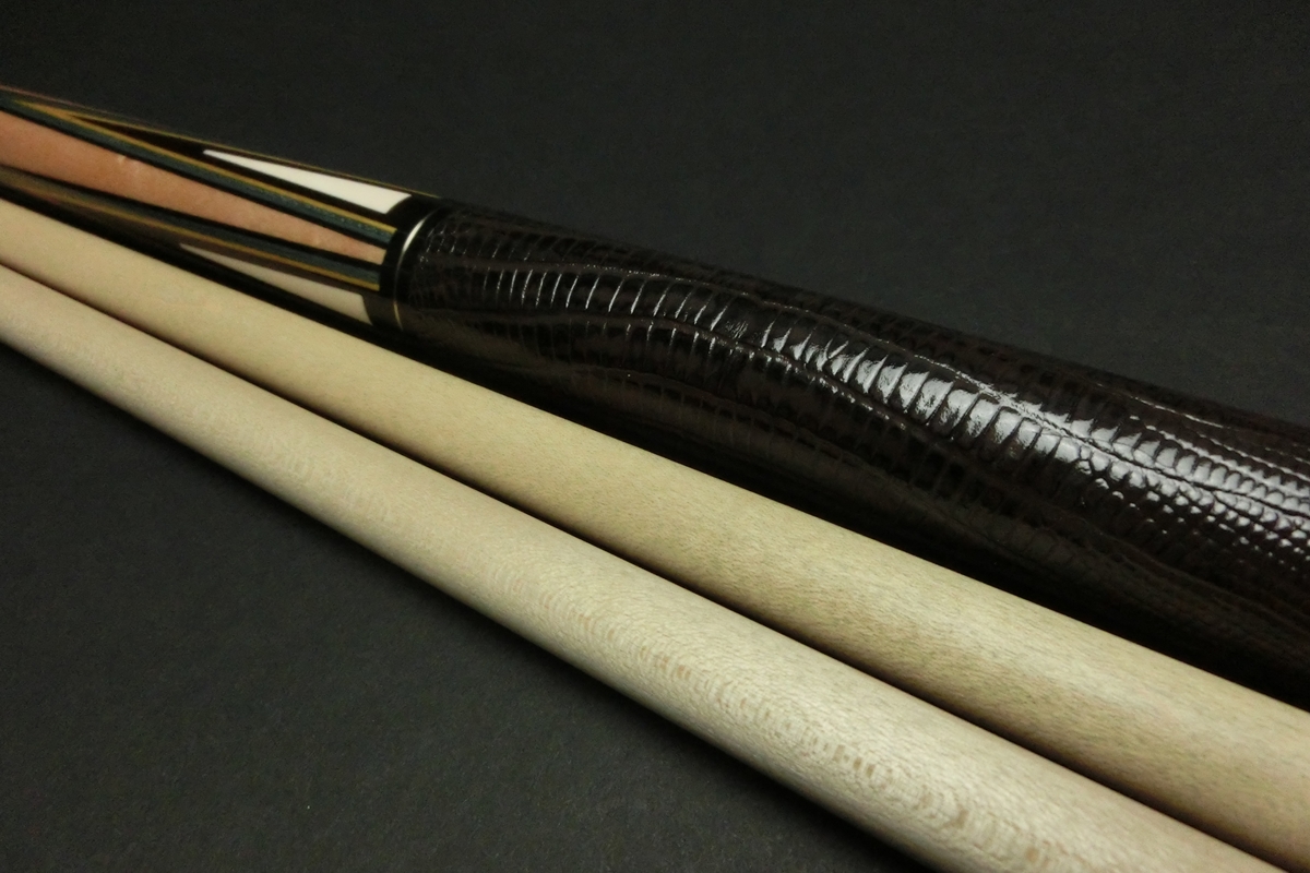 15797 状態良 ショーン Schon SP-8 オールド 2シャフト ビリヤード キュー CUE SPIDER