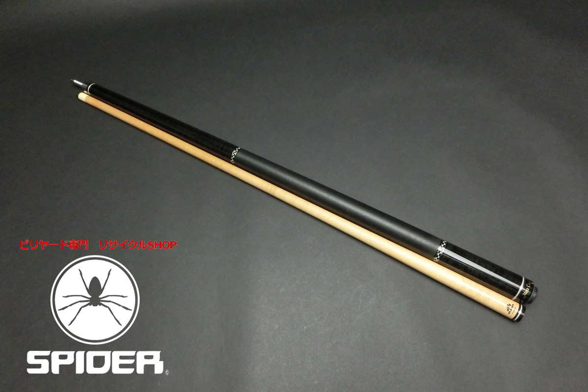 【ヤフオク出品中】15673 メッヅ Mezz ACE-K ハイブリッドα WJ ハイテク ビリヤード キュー CUE SPIDER