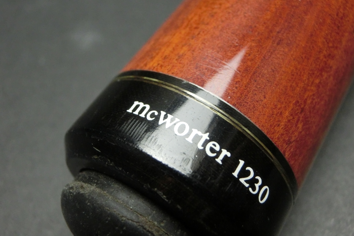 15795 マクウォーター McWorter 1シャフト 子持6剣 10山オリジナル ビリヤード キュー カスタム SPIDER