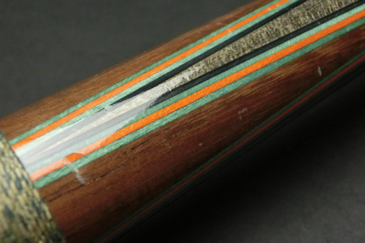 15799 アダム Adam 4剣 グレーステイン 1シャフト ノーマル ビリヤード キュー CUE SPIDER