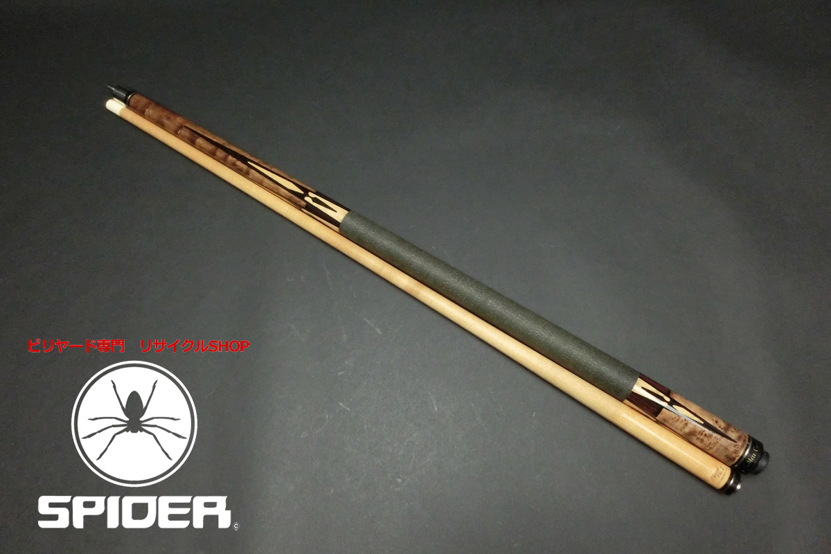 【ヤフオク出品中】15674 メッヅ Mezz 4剣 ハイブリッドプロ2 UJ ハイテク ビリヤード キュー CUE SPIDER