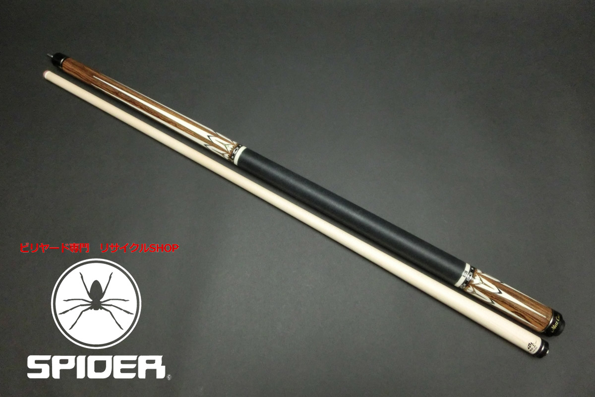 15360 状態良 メッヅ Mezz EC9-B5 WXシグマ UJ Xバンパー ハイテク キュー ビリヤード CUE SPIDER