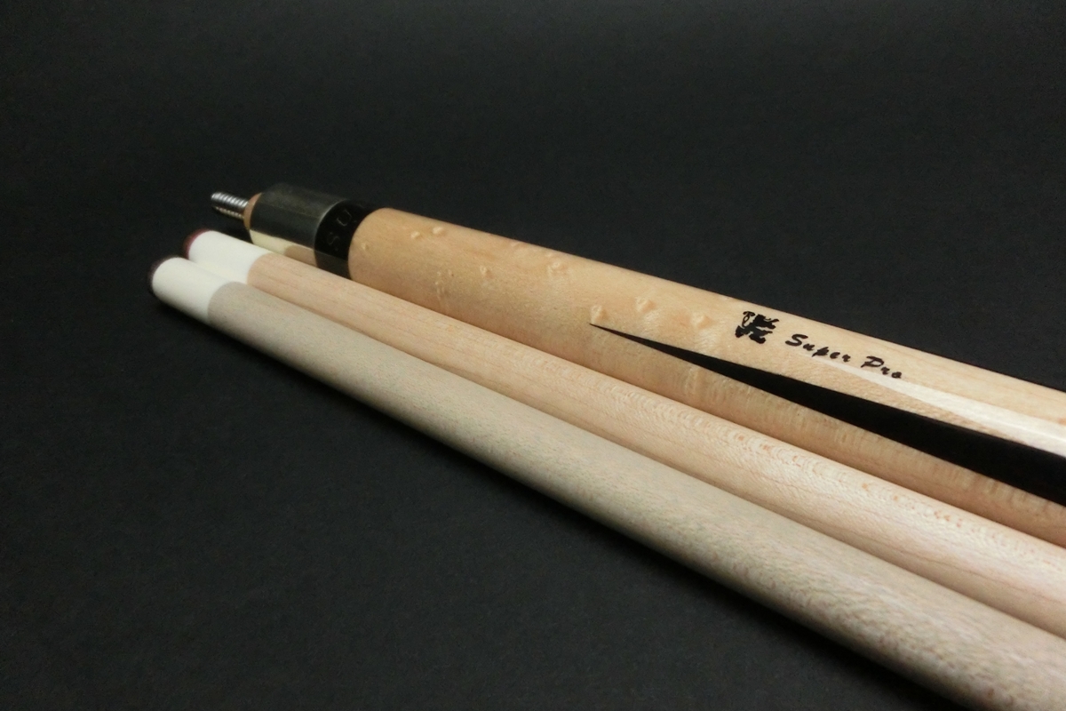 15812 アダム Adam SuperPRO 4剣 2シャフト ノーマル ビリヤード キュー CUE SPIDER