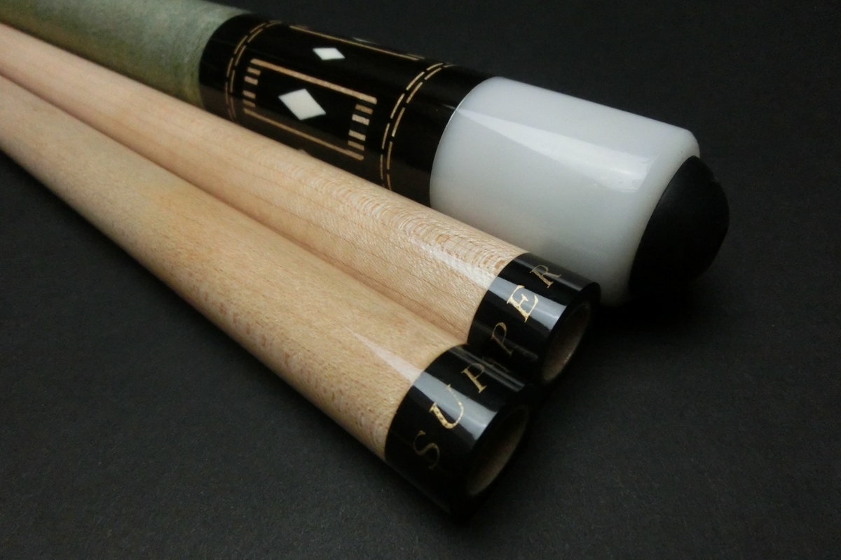 15812 アダム Adam SuperPRO 4剣 2シャフト ノーマル ビリヤード キュー CUE SPIDER