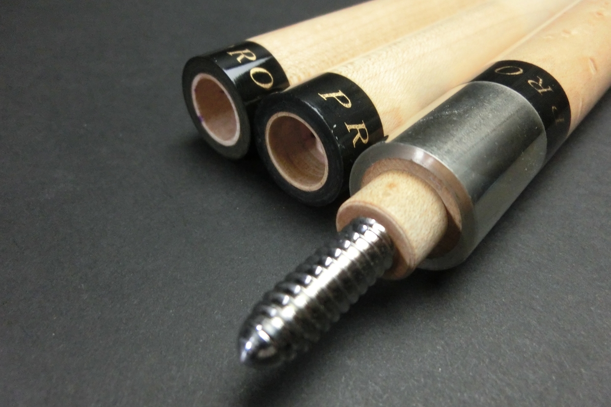 15812 アダム Adam SuperPRO 4剣 2シャフト ノーマル ビリヤード キュー CUE SPIDER