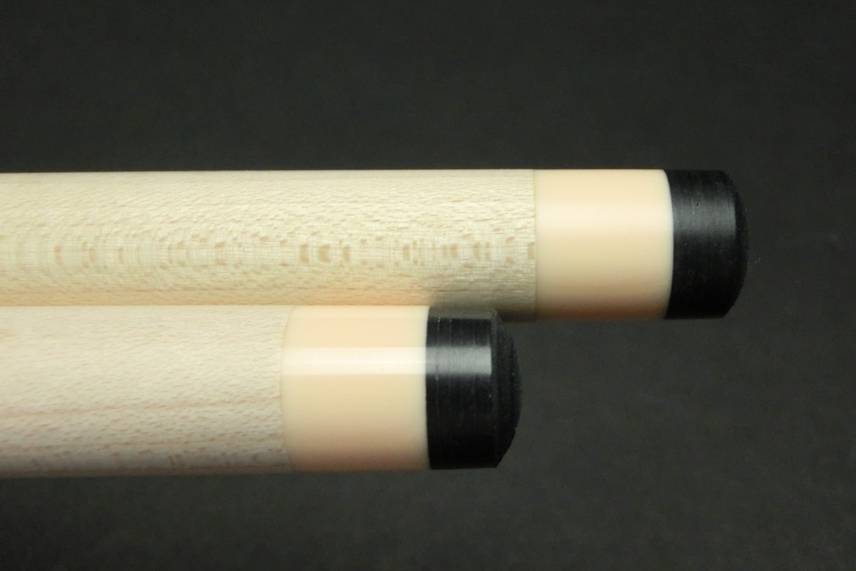 【ヤフオク出品中】15686 美品 ムサシ Musashi 3C 角芯 タケノコ 430-1 2シャフト ビリヤード キュー キャロム SPIDER□