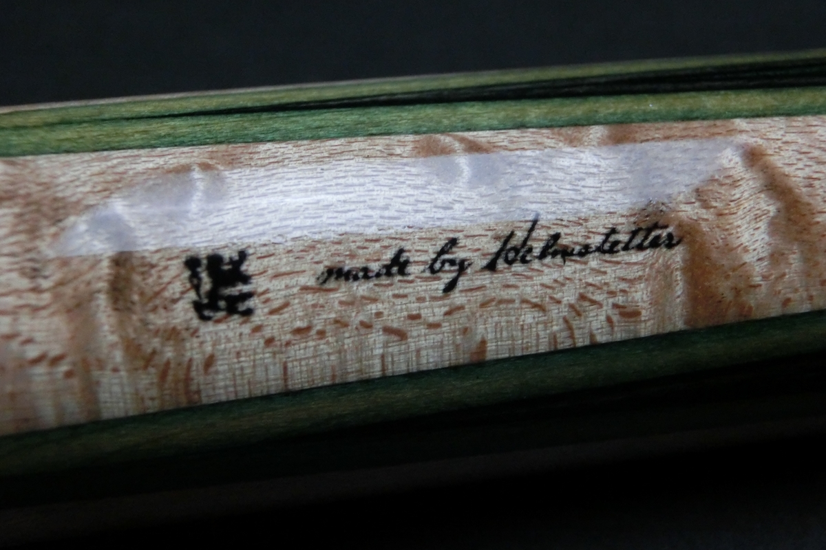 【ヤフオク出品中】15687 アダム Adam ヘルムステッター キャロム 4剣 18山パイロ ビリヤード キュー キャロム SPIDER□