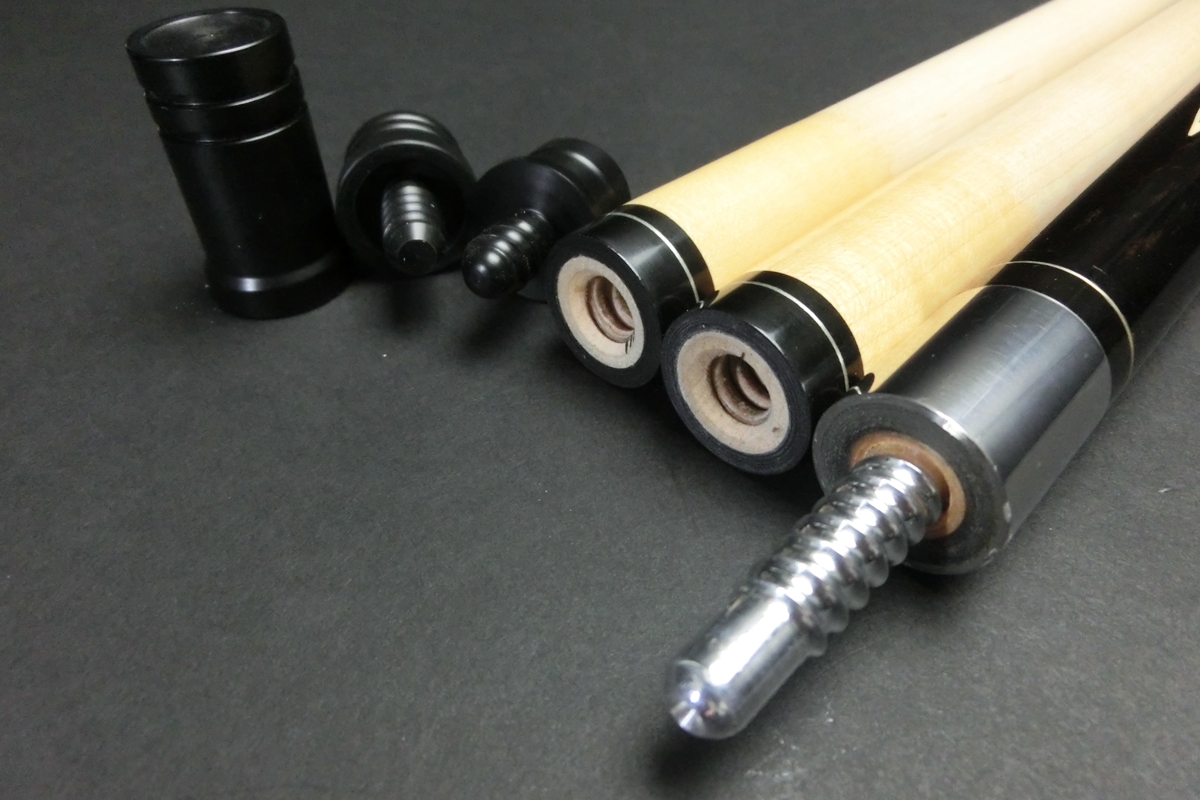 15682 デールペリー DP 6剣 マラカイト ラジアル 2シャフト ビリヤード キュー カスタム SPIDER