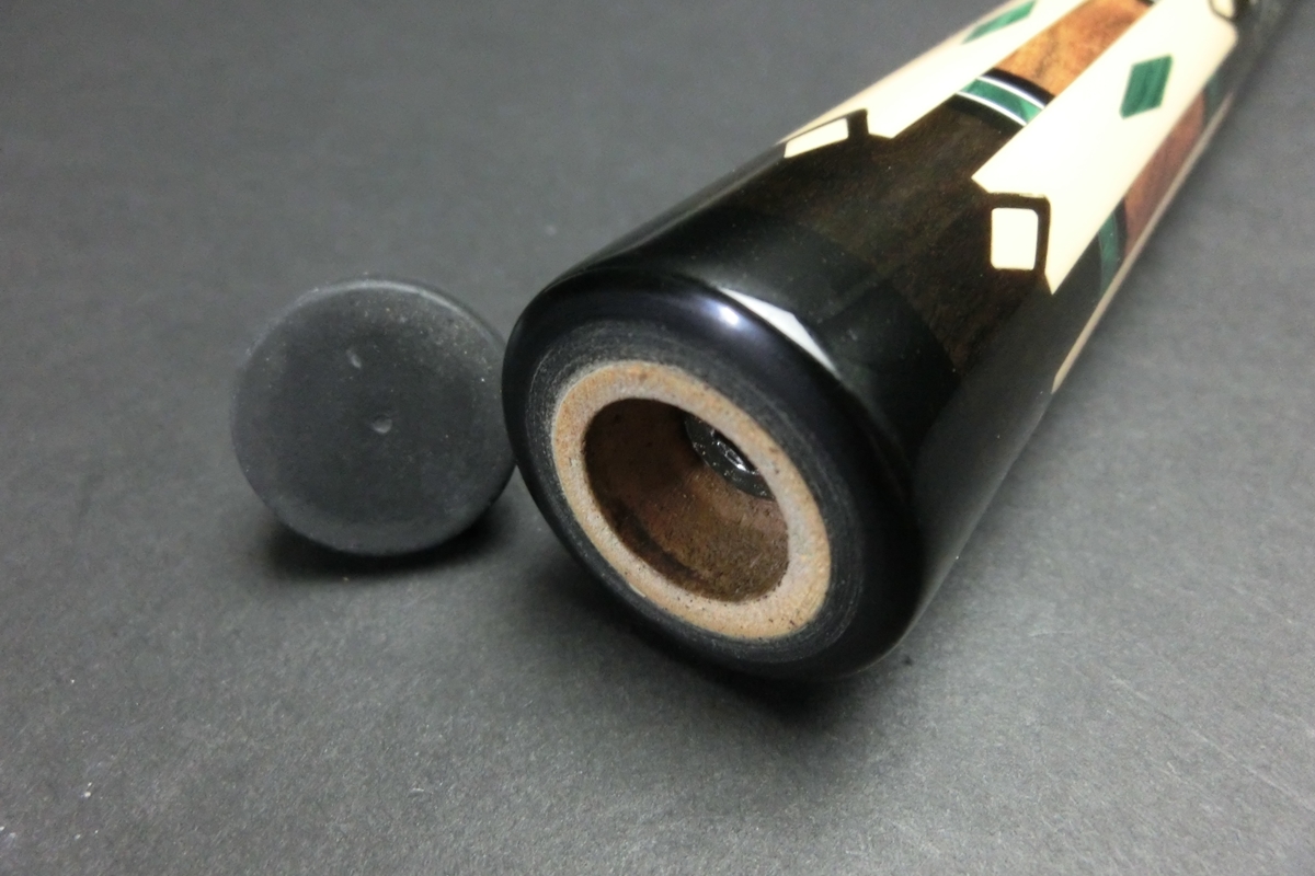 15682 デールペリー DP 6剣 マラカイト ラジアル 2シャフト ビリヤード キュー カスタム SPIDER